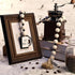 Jetec Coffee Bar Decor, Wood Bead Garland with Tassel for Coffee Bar Try Decor Accessories