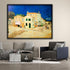 OKRA Van Gogh Wall Art, Yellow House Poster, Impressionist Fine Art Home Decor Unframed (12x16in)