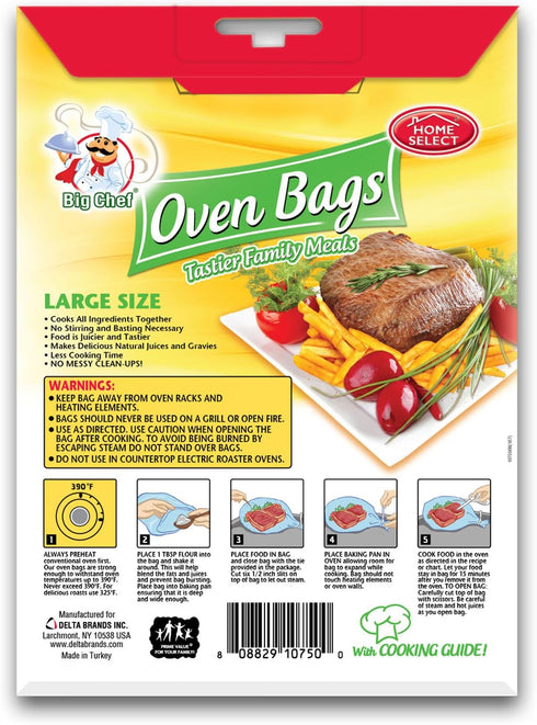 10750-4 Oven Bags with 2 Bonus Bags (6 total) by Home Select