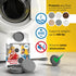 Silent Guys Anti Vibration Pads for Washing Machine, Rubber Vibration Pad Isolation Pads