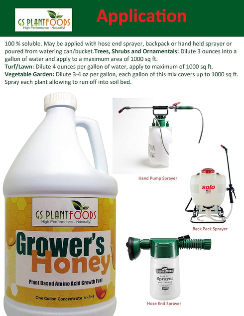 (1 Growers Honey Plant Based Liquid Fertilizer - Organic Plant Food for Huge Vegetative Growth Quart) - Liquid