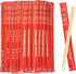 Soeos Disposable Chopsticks, Approx. 100 Sets, Individually Wrapped Wooden Chopsticks for Sushi & Asian Dishes