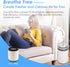 Flintar H13 True HEPA Replacement Filter, 2-Pack for SilverOnyx 5-Speed Air Purifier KJ150F-C02, Large Room 500 sq ft