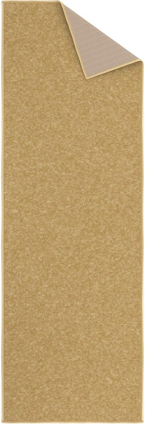 Sweet Home Stores Washable Non-Slip Rubberback Runner Rug - Solid Design for Kitchen, Hallways, Bathroom, Entrance,