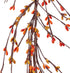 5FT J'FLORU Fall Pip Berry Garland - Artificial Autumn Decor (Orange/Yellow)