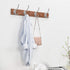 IBosins 12 Pack Silver Coat Hooks, Wall Mounted with 24 Screws, Retro Double Hooks for Coat, Scarf, Bag
