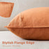 Pack 2, 12 20 Inch Foindtower of Decorative Linen Soild Throw Pillow Covers Soft Accent Lumbar Cushion Case Boho