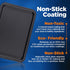 NutriChef 3-Piece Nonstick Cookie Sheets for Baking - Heavy Duty Steel Baking Pans Set