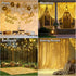 300LED 9.8x9.8Ft 8 1 Pack HXWEIYE Fairy Curtain Lights, USB Plug-in Modes Christmas String Hanging Lights with Remote