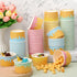 Ninehaoou 100 Summer (6 oz) Pcs Ice Cream Cups Bulk Paper Disposable Dessert Bowls Ice Cream Bowls Paper Dessert Cups