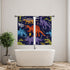 ANHOPE Dinosaur Curtains Ancient Jungle Forest Wildlife Animal Theme Window Drapes Cartoon Dino Print Pattern for Kids