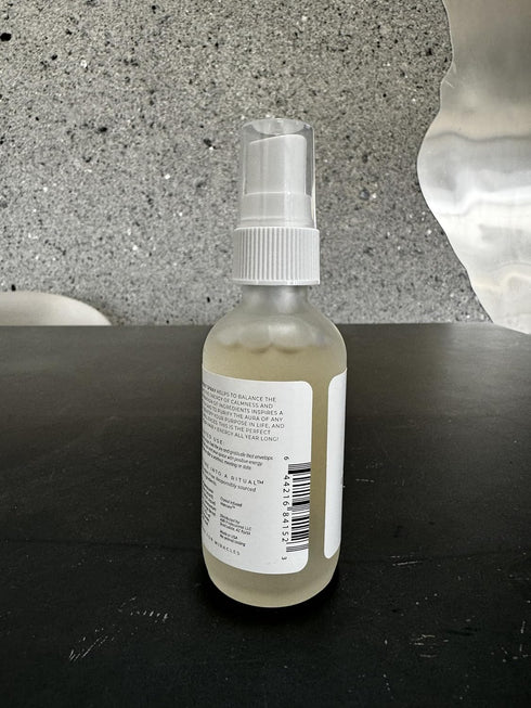 AIIR Amethyst Hair + Energy Refresher - 2 Fl Oz Crystal Infused Room and Hair Mist with Rose Water