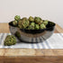 Creative Co-Op Metal Bowl in Oxidized Silver