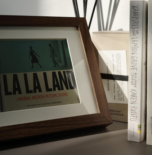 SHAELPII Album CD Display Frame with Real Glass, Signed Music Disc Wooden Case for Tabletop&Wall mount,Autograph