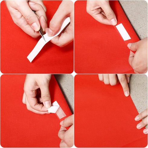 Red Carpet Runner Rug 55gsm Thickness with 1 Piece Carpet Tape for Christmas, Thanksgiving, Wedding Party