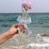 Crochet Flowers Knitted Carnation - Handmade Artisan-Crafted Flowers, Perfect for Mother's Day Gifts (Purple)