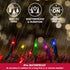 Lights,100 Count 21.4FT Joiedomi Multicolor Christmas String Christmas Fairy Tree Lights Plug in for Indoor Outdoor