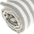 Bersuse 100% Cotton Malibu Turkish Towel – 37x70 Inches, Silver Gray.