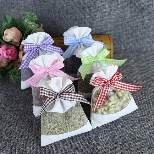 Sachet Empty Bags - Linen Fabric Organza Gauze Bags for Lavender, Spice, and Herbs