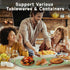 3 2 Food Warming Mat, Silicone Electric Heating Tray to Keep Food Warm at Party, Heating Mat for Food with Temperature