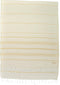 Bersuse Towels Anatolia XL Beach Blanket (Turkish Towel, 100% Cotton, 61x82 Inches, Natural Gold)