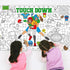 Naozinebi Football Giant Coloring Poster Football Large Versatile Activity Drawing Paper Coloring Tablecloth DIY Sport