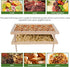 YiePhiot 2 Herb Drying Rack, Wooden Herb Drying Rack, Wood Pasta Herb Drying Racks, Herb Drying Storage with layer herb