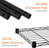 3 400 lbs 1200 lbs 18" 12" 26.4" Whitmor Tier Storage Shelves, Heavy Duty Metal Shelving, Capacity per Shelf, Total