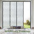 Windimiley Window Privacy Film Stained Glass Frosted Glass Window Clings Moroccan Lattice Decorative Bathroom Door Coverings UV Sun Blocking Heat Control Removable Home Window Tint,17.5 X 78.7 in