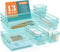 WOWBOX 13 PCS Plastic Drawer Organizer Set, 5 Sizes for Makeup, Jewelry, Gadgets, Kitchen, Bedroom, Office