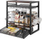 TQVAI K Cup Holder, 70 Capacity Coffee Pod Drawer & Organizer for Countertop, Black Coffee Bar Decor