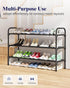 Closet, Closet 39.0" 3 Kitsure Extra-Long Shoe Rack for Shoe Organizer for Front Door Entrance, Stackable Shoe Shelf