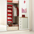 5 Closet Simple Houseware Shelf Hanging Organizer, Red