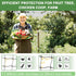 DQS 25x25ft 1 Bird Netting for Garden Protection - Poultry Netting for Chicken Coop, Mesh Heavy Duty Garden Net, Fruit