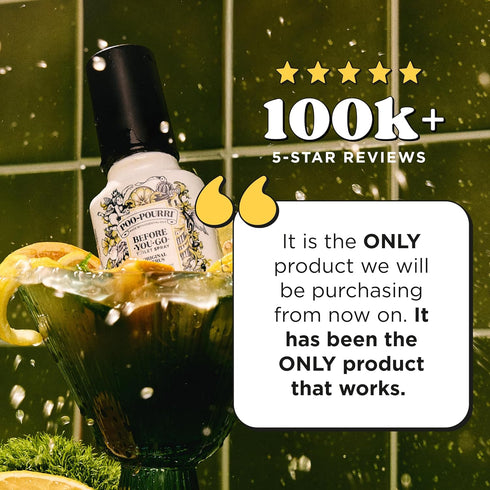 2 Oz, 100 Poo-Pourri Before-You-Go Toilet Spray, Original Citrus, Fl Up to Uses, Bathroom Odor Deodorizer