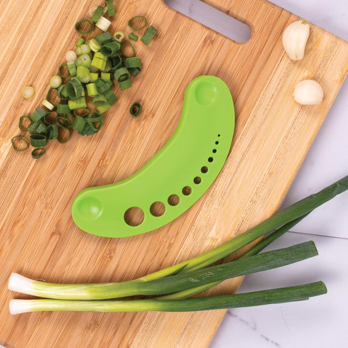 HIC Kitchen Herb Prepper Stripper Mezzaluna Chopper, BPA Free Kitchen Tool
