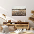 Framed Vintage Wall Art Country Field Landscape Oil Painting, Classical Paintings Poster Prints for Living Room 16x12