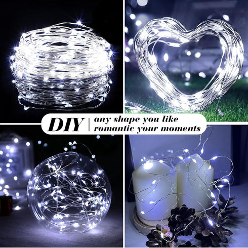 6 Pack 7ft 20 8 ZGWJ Fairy Lights Battery Operated with Remote, LED Mini Fairy String Lights with Timer Lighting Modes