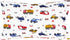 J-pinno 100% 3 Set Set Building Construction Car Truck Digger Transport Vehicle Twin Cotton Pieces Sheet for Kids Girls