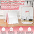Storage Standard 10.5'' 7'' 7''- Trash Bag Holder Dispenser x x Acrylic Bags Dispensing Roll Organizer Holder, Garbage