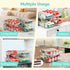 2 Pack, 6.1''-9.38'' VUSIGN Expandable Soda Can Organizer Adjustable Width Can Dispenser for Refrigerator W, Drink