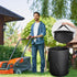 24 Gallons Collapsible Trash Can with Gloves, Camping Trash Can with Lid, Pop Up Garbage Can for Outdoor, Large