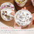200 9 oz Sets, 100 Pack 100 Didaey Pcs Clear Plastic Parfait Cups with Flat Lids and Spoons Disposable Yogurt Parfait