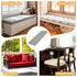 ROFIELTY Custom Bench Cushion for Indoor/Outdoor Furniture, Custom Sizes Waterproof Non-Slip High Density Foam Window