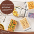 Set 24 PRAKI Airtight Food Storage Containers with Lids - PCS, BPA Free Kitchen and Pantry Organization, Plastic
