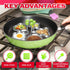 5Pcs Stainless Steel Ring Molds for Cooking Egg - Pancake Shapes Cooking Rings for Frying Eggs