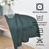 Viiamacki 24 24 Inch, Dark Green Square Small Tablecloth, x Stain and Wrinkle Resistant Machine Washable Polyester