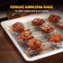 Hiware 2-Pack Cooling Racks for Baking, 10" x 15", Stainless Steel Wire Cookie Rack Fits Jelly Roll Sheet Pan