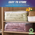 HIBAG 20 Gallon Large Storage Bag for Clothes, Zipper Clothing Organizer with Reinforced Handles