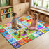 Wiero 2.5x4 ABC Alphabet Rug for Kids Bedroom - Feet Educational Numbers & Animals Play Mat for Toddler Nursery